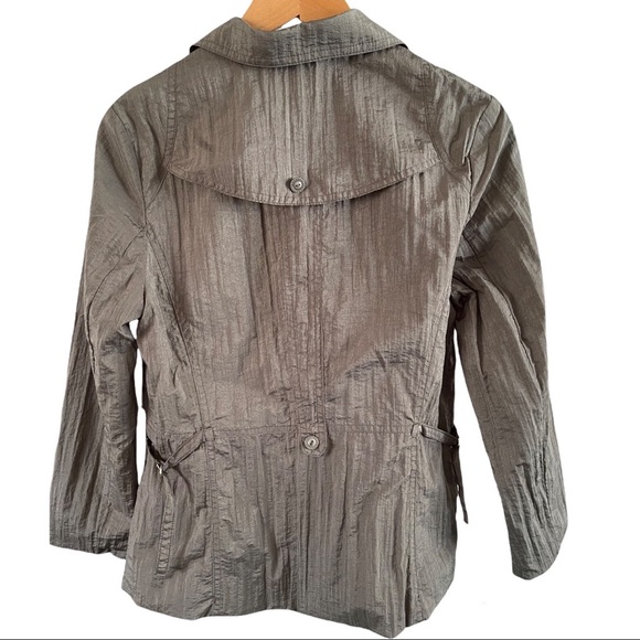 Vintage Lim’s Lady’s Casual Wear Lightweight Gray/Charcoal Buttoned Jacket M/L - Picture 3 of 9